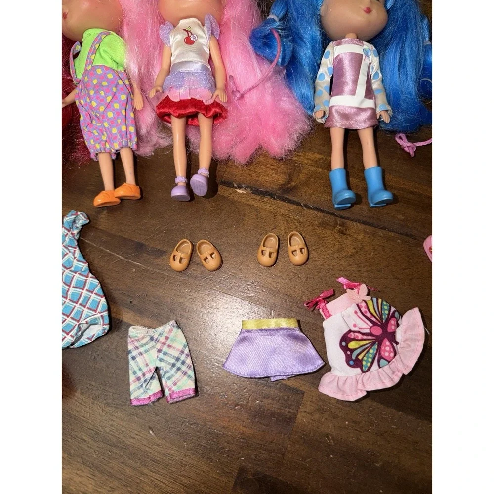 Strawberry Shortcake Playmates Blue Berry,‎ Candy Pop And Sweet Creeps